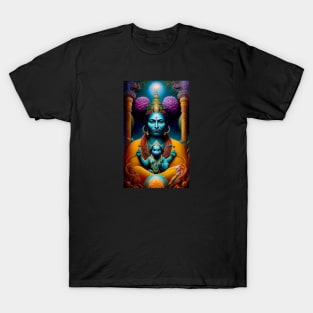 Hanuman Baby with mother Gaia T-Shirt